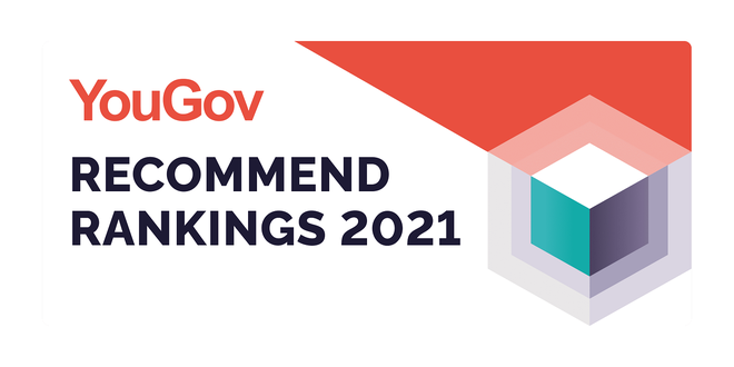 YouGov Recommend Rankings 2021